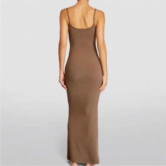 NWT SKIMS lounge slip dress in oxide - Picture 2 of 7